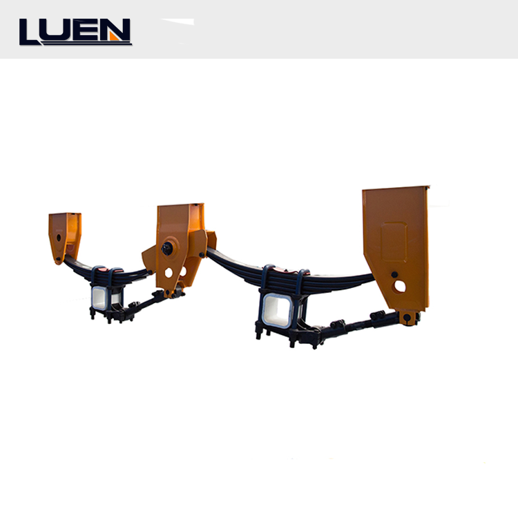 China Trailer Parts Factory American Type Three Axle Mechanical Suspension For Semi Trailer