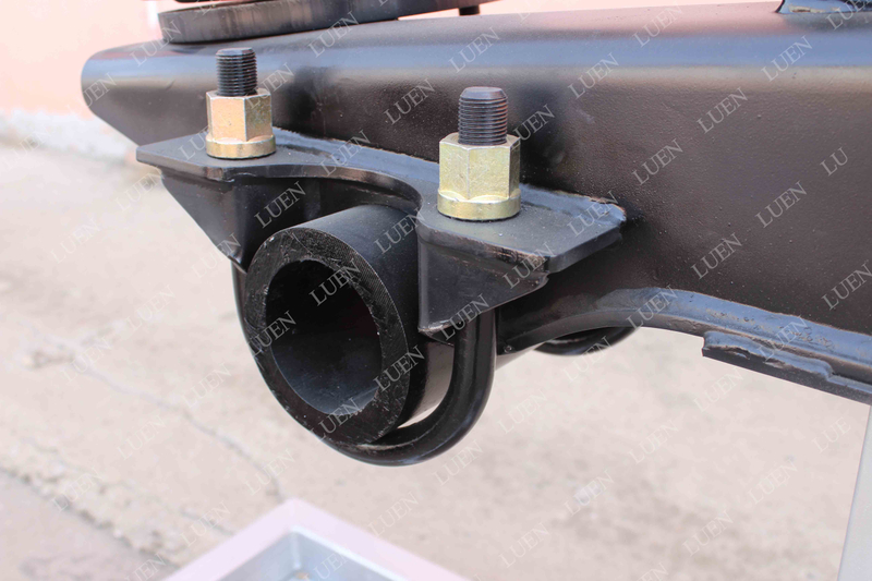 Heavy Duty Double Axles Single Semi Trailer Parts Fuwa Bpw German Type Air Suspension With Lifting Air Bag