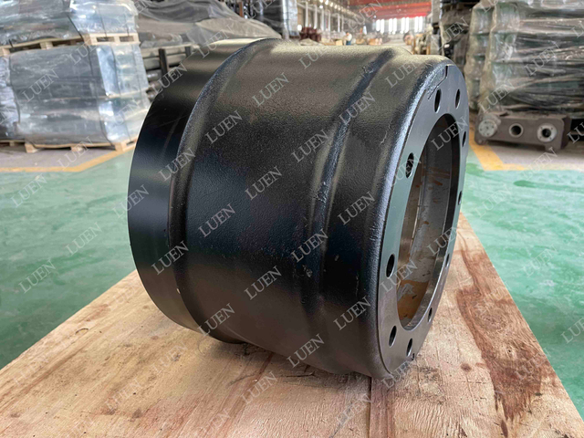 American style 16 tons external brake drum suitable for trailer axle