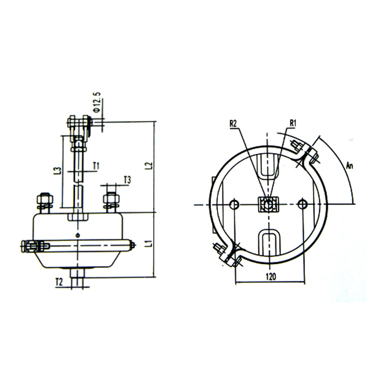 air brake chamber diagram