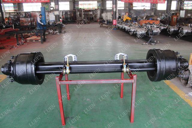 American Type Square Beam Trailer Axle FUWA Axle 14T/16T/20T From Trailer Parts Factory Direct Sale