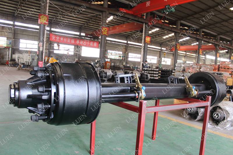 American Type Square Beam Trailer Axle FUWA Axle 14T/16T/20T From Trailer Parts Factory Direct Sale