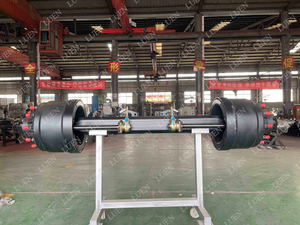 Factory Price High Quality New German Axle 14T Semi Trailer Axle Chinese Trailer Parts 150*150*14 Painting Standard 420*180 1840