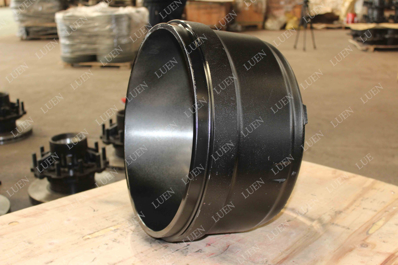 Factory Supplier of Semi Trailer Truck Spare Parts Axle Parts European PCD335 Brake Drum