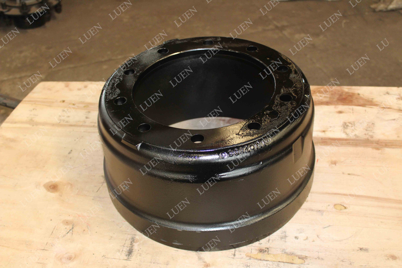 Factory Supplier of Semi Trailer Truck Spare Parts Axle Parts European PCD335 Brake Drum