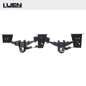 Hot Sale 3 Axle Load 16*3T German Type Mechanical Suspension for The Side Plate Thickness 6mm