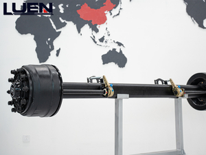 American Type Heavy Duty Trailer Axle Single Tires