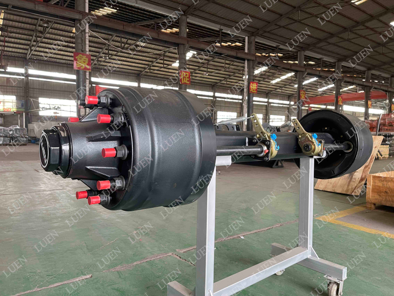 Low Price Fuwa Heavy Duty Truck Axles Manufacturer American Type Axle Semi Trailer Axle