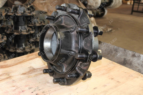 Luen Semi Trailer Parts Warranty 10 Bolts Brake Drum OEM Rear Brake Drum for sale