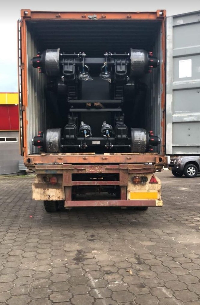 Germany Spoke Type Trailer Bogie Suspension Shippment