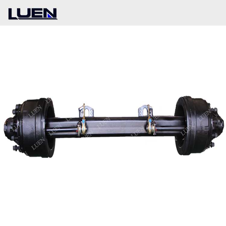 High quality low price Heavy Duty Car Carrier Trailer Parts Truck Front 2 Axle American type axle