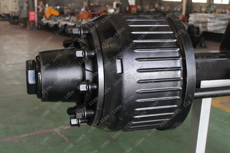 9T18T German Type Drum Trailer Axle