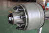 Durable 13ton Trailer Axle Hubs Chinese Factory Direct Sales American Type Axle With Inboard Drum For Semi Trailer Truck