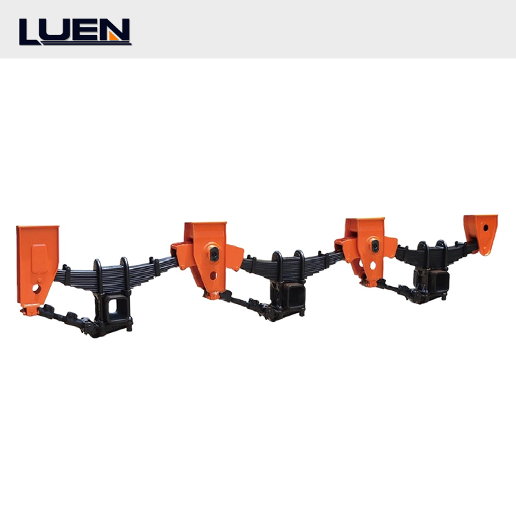 Semi Trailer Parts with Lleaf Spring Semi Trailer 3 Axle Suspension System Assemble