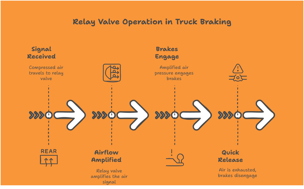 relay valve works diagrams