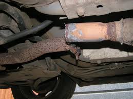 rust exhaust pipe